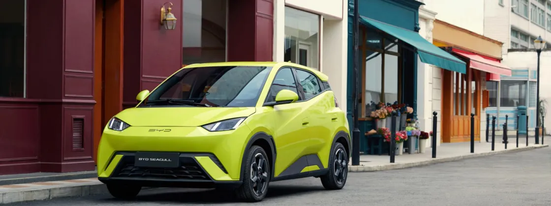 <div><strong>Vehículos eléctricos desde UYU 27.000 por mes + IVA<br><br></strong>⚡&nbsp; Ahorrá en combustible y mantenimiento<br>&nbsp;BYD Seagull · BYD Yuan Pro</div>